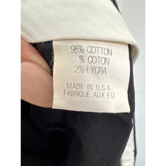 Theory Pants Womens 4 Black Flare Dress Trouser Stretch Office Work Made USA - Picture 4 of 4